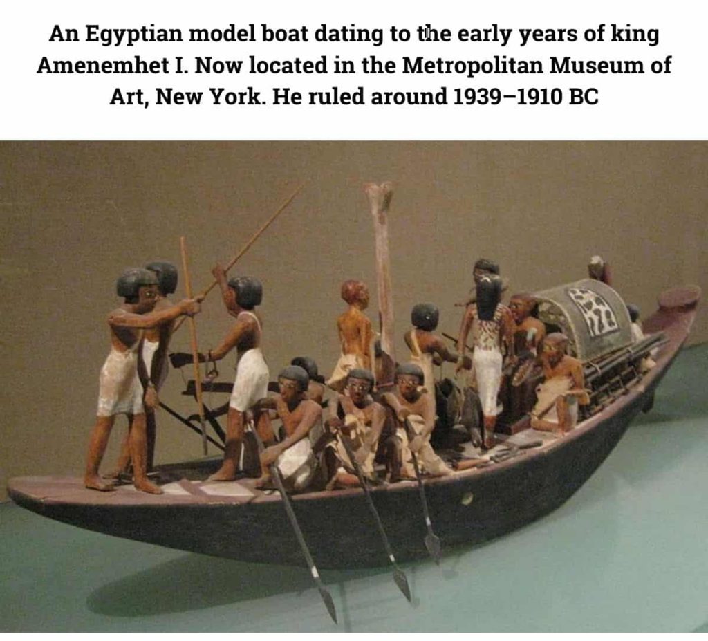 Egyptians boats